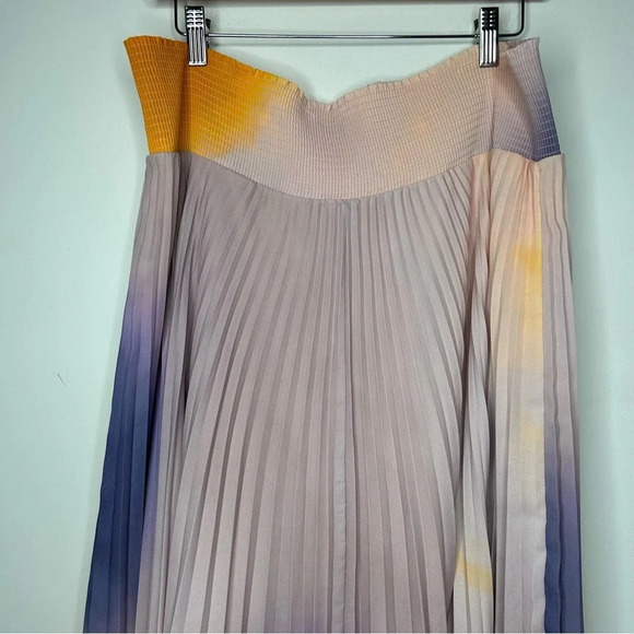 A.L.C. Sonali Ombré Midi Skirt Pleated Pastel‎ Women’s XL 14 Taylor Swift Lover - Picture 11 of 14
